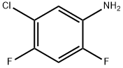 5-Chloro-2,4-Difluoroaniline Structure