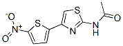 N-[4-(5-Nitro-2-thienyl)-2-thiazolyl]acetamide Structure