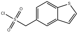 BENZO[B]THIOPHEN-5-YL-METHANESULFONYL CHLORIDE Structure