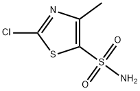 2-Chloro-4-methylthiazole-5-sulfonamide 구조식 이미지