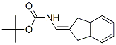 N-(Indan-2-ylidenemethyl)carbamic acid tert-butyl ester Structure