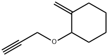 Cyclohexane, 1-methylene-2-(2-propynyloxy)- (9CI) Structure