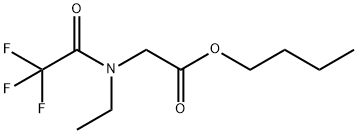 N-Ethyl-N-(trifluoroacetyl)glycine butyl ester Structure