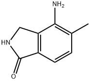 1H-Isoindol-1-one,  4-amino-2,3-dihydro-5-methyl- 구조식 이미지