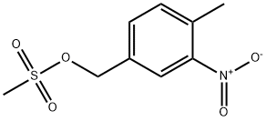 4-METHYL-3-NITROBENZYL METHANESULFONATE Structure