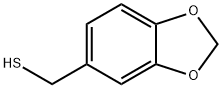 3,4-METHYLENEDIOXYBENZYL MERCAPTAN Structure