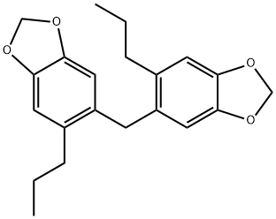 Bis[4,5-(Methylenedioxy)-2-propylphenyl]-Methane Structure