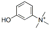 3-hydroxyphenyltrimethylammonium Structure