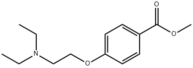 p-[2-(Diethylamino)ethoxy]benzoic acid methyl ester Structure