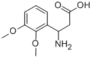 3-AMINO-3-(2,3-DIMETHOXY-PHENYL)-PROPIONIC ACID Structure