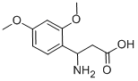 3-아미노-3-(2,4-DIMETHOXY-PHENYL)-PROPIONICACID 구조식 이미지