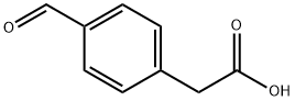 2-(4-Formylphenyl)acetic acid Structure