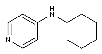 cyclohexyl-pyridin-4-yl-amine 구조식 이미지