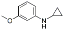 Benzenamine, N-cyclopropyl-3-methoxy- (9CI) Structure