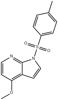 1H-Pyrrolo[2,3-b]pyridine, 4-methoxy-1-[(4-methylphenyl)sulfonyl]- 구조식 이미지