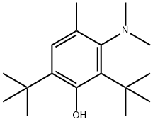 3-(dimethylamino)-2,6-bis(1,1-dimethylethyl)-p-cresol Structure