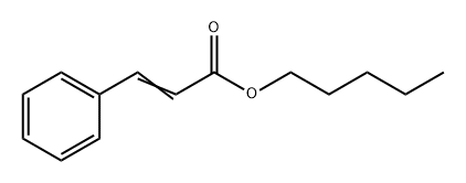 Pentyl cinnamate Structure