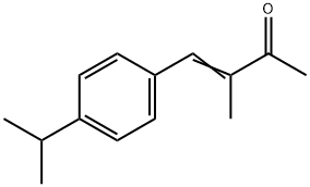 4-[4-(isopropyl)phenyl]-3-methylbut-3-en-2-one  Structure