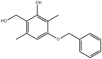 2-Hydroxy-3,6-dimethyl-4-(phenylmethoxy)benzenemethanol Structure