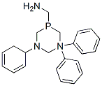 헥사하이드로-N,1,3-트리페닐-1,3,5-디아자포스포린-5-메탄아민 구조식 이미지