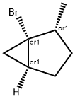 Bicyclo[3.1.0]hexane, 1-bromo-2-methyl-, (1-alpha-,2-alpha-,5-alpha-)- (9CI) 구조식 이미지