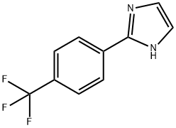 2-[4-(트리플루오로메틸)페닐]-1H-이미다졸 구조식 이미지