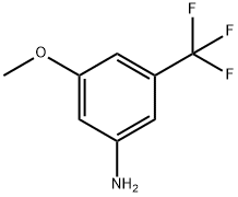 3-Methoxy-5-(trifluoromethyl)aniline 구조식 이미지