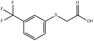 2-(4-(TRIFLUOROMETHYL)PHENYLTHIO)ACETIC ACID Structure