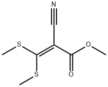 METHYL 2-CYANO-3,3-DI(METHYLTHIO)ACRYLATE Structure
