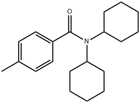 N,N-Dicyclohexyl-4-MethylbenzaMide, 97% Structure