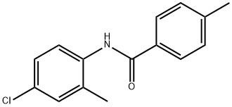 N-(4-클로로-2-메틸페닐)-4-메틸벤자미드 구조식 이미지