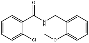 2-Chloro-N-(2-Methoxybenzyl)benzaMide, 97% Structure