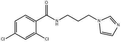 N-[3-(1-IMidazolyl)propyl]-2,4-dichlorobenzaMide Structure