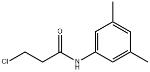 3-chloro-N-(3,5-dimethylphenyl)propanamide Structure