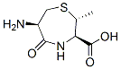 1,4-Thiazepine-3-carboxylicacid,6-aminohexahydro-2-methyl-5-oxo-,(2R,3R,6R)-(9CI) 구조식 이미지