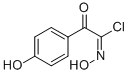 N,4-dihydroxy-alpha-oxobenzeneacetimidoyl chloride Structure