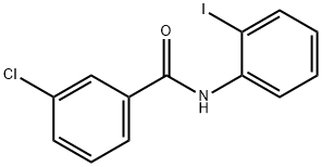 3-Chloro-N-(2-iodophenyl)benzaMide, 97% Structure