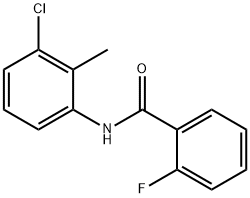 N-(3-chloro-2-methylphenyl)-2-fluorobenzamide Structure