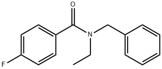 N-Benzyl-N-ethyl-4-fluorobenzaMide, 97% Structure