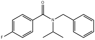 N-benzyl-4-fluoro-N-isopropylbenzamide Structure