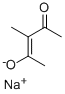 3-methylpentane-2,4-dione, monosodium salt 구조식 이미지