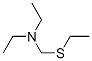 N-Ethyl-N-[(ethylthio)methyl]ethanamine Structure