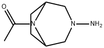 3,8-Diazabicyclo[3.2.1]octan-3-amine,8-acetyl-(9CI) Structure