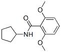 Benzamide, N-cyclopentyl-2,6-dimethoxy- (9CI) Structure