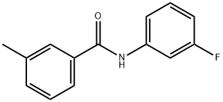 N-(3-fluorophenyl)-3-methylbenzamide Structure