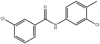 3-Chloro-N-(3-chloro-4-Methylphenyl)benzaMide, 97% Structure