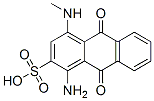 1-amino-4-(methylamino)-9,10-dioxo-9,10-dihydroanthracene-2-sulfonic acid 구조식 이미지