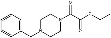 2-(4-BENZYL-PIPERAZIN-1-YL)-2-OXO-ACETIC ACID ETHYL ESTER 구조식 이미지