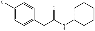 2-(4-Chlorophenyl)-N-cyclohexylacetamide Structure