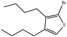 2-BroMo-3,4-Dibutylthiophene Structure